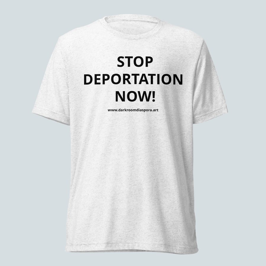 Stop Deportation Now Men's Tee, White, front